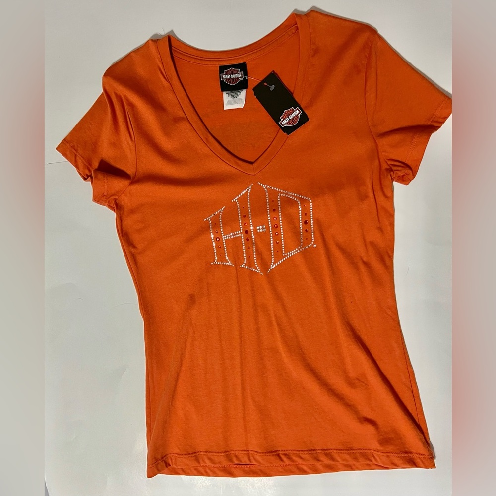 HARLEY DAVIDSON - BLING SYMBOL SHIRT!!